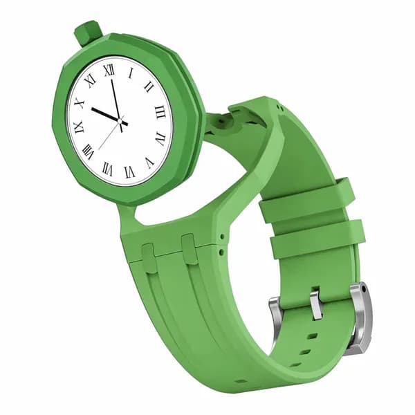 Чехол из биокерамики и силиконовый ремешок для часов Swatch Royal Pop
