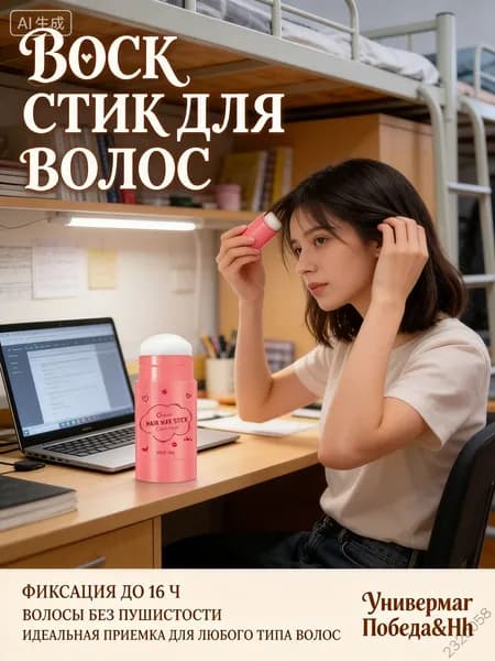 Воск для волос, 40 мл