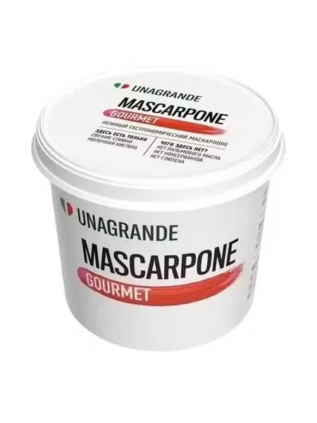 Сыр мягкий Unagrande Mascarpone Gourmet 80% 500 г