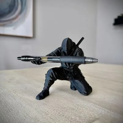 3D-печать подставка для ручек ниндзя