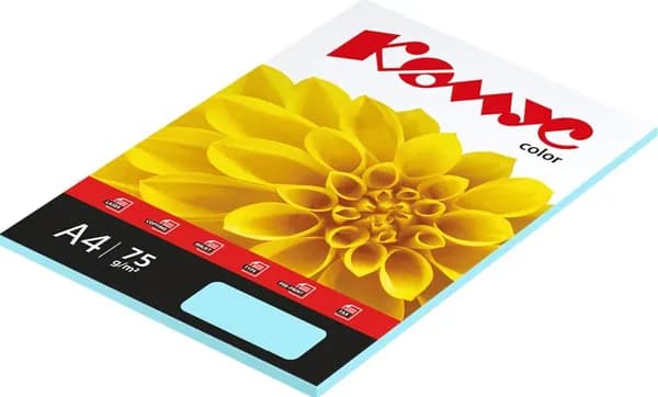 Бумага цветная для печати Комус Color океан пастель (А4, 80 г/кв.м, 50 листов)