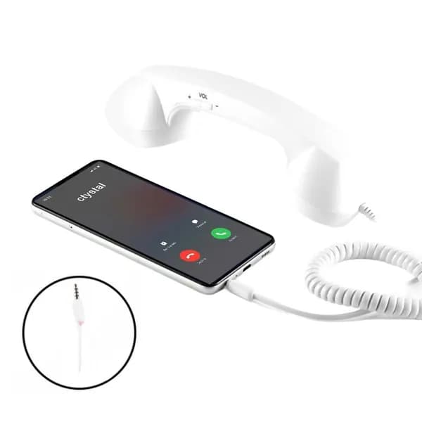 Наушники проводные с микрофоном, 3.5 мм, USB Type-C, белый, серый