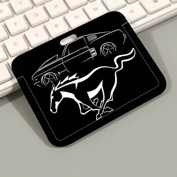Mustang Мустанг Бейдж для пропуска на ленте/держатель для карт/чехол для пропуска