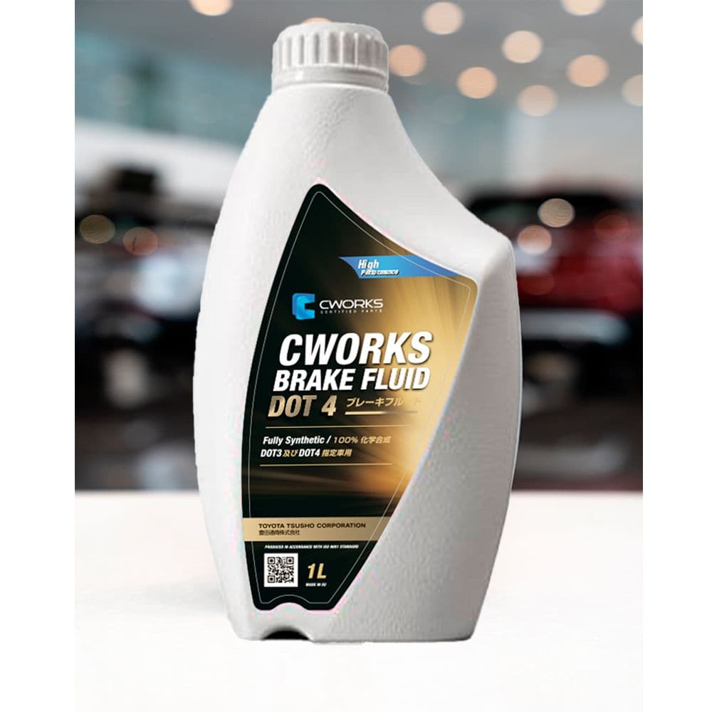 Тормозная жидкость DOT4, CWORKS A310R0001, 1 л