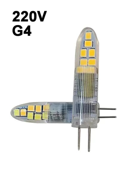 Лампочка, Цоколь:G4, 3 Вт, Светодиодная, 2 шт.
