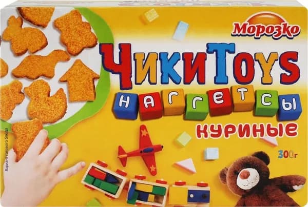 Наггетсы куриные МОРОЗКО ЧикиToys, 300г - 5 шт.