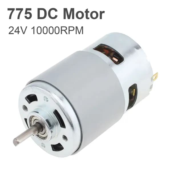 Двигатель 775 постоянного тока D-вал 12 / 24 В 10000 об/мин для маленькой дрел/микромашины