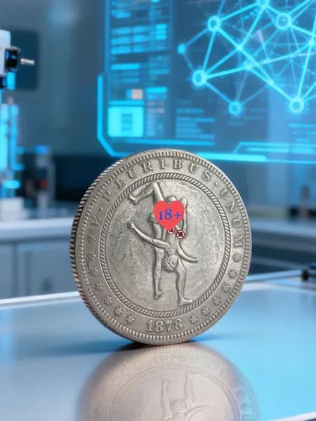 Монеты/Серебряные доллары Моргана/Это редкая находка для энтузиаста. 38mm Двусторонняя памятная монета для сексуальной женщины
