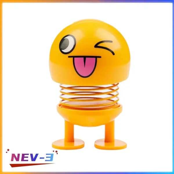 Игрушка Spring Bobble Head, милое лицо, для автомобиля и рабочего стола № 13 выплюнуть язык