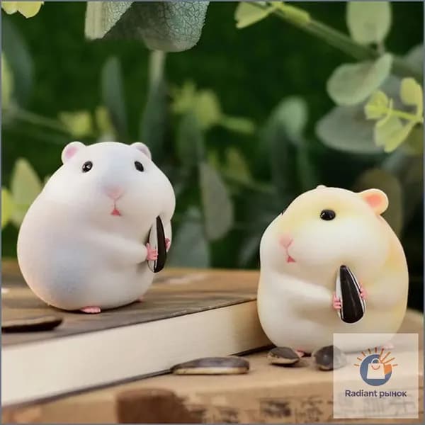 Кукла-хомячок-гурман в слепой коробке