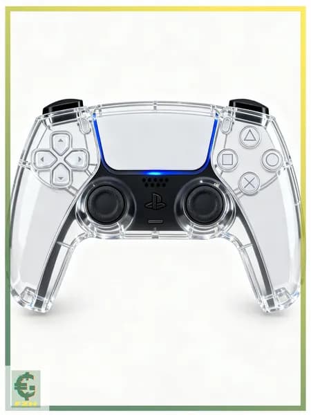 Прозрачный защитный чехол для контроллераPlaystation 5 / мягкий силиконовый чехол / противоскользящий и защищающий от пота
