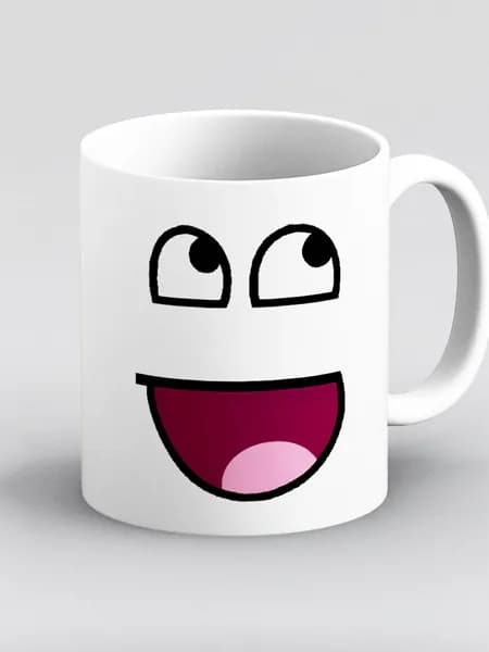 Кружка Roblox Роблокс лицо Epic Face Эпик Фейс Эпическое