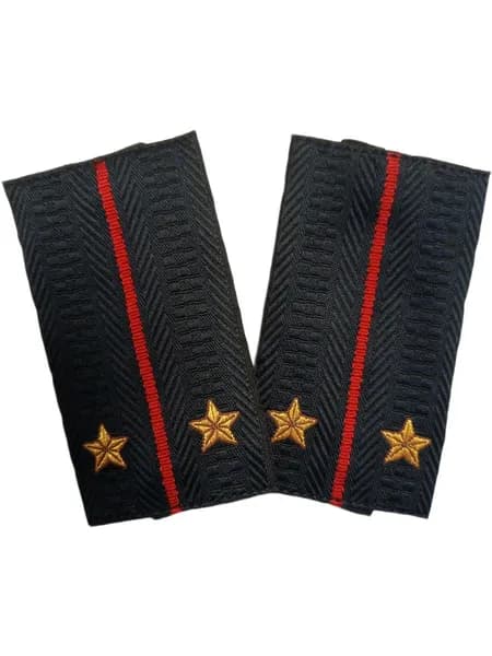 Фальшпогоны для лейтенантов Полиции жаккард синие