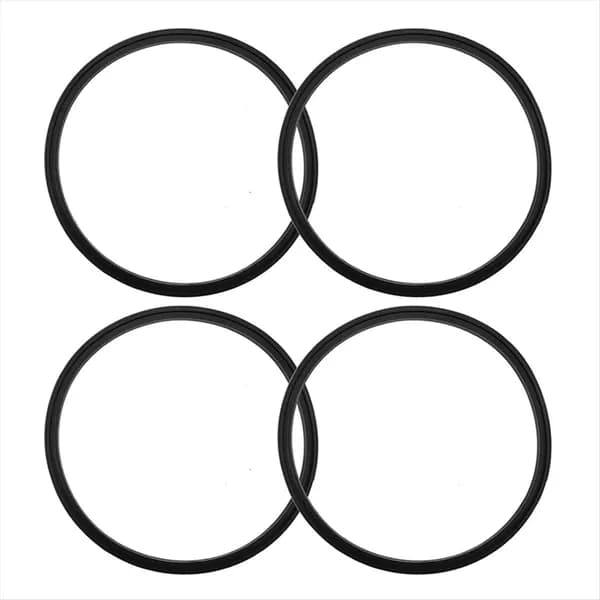 4 сменных резиновых уплотнителя для крышек дорожных кружек Contigo объемом 16 и 20 унций, O-образная прокладка, сменная деталь, черный цвет.