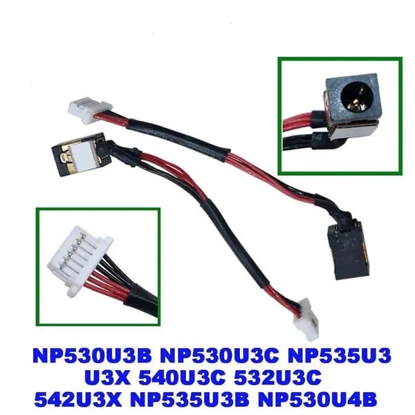 Разъем питания для ноутбука (PJ473) SAMSUNG NP530U3B NP530U3C NP535C NP540U3C с кабелем