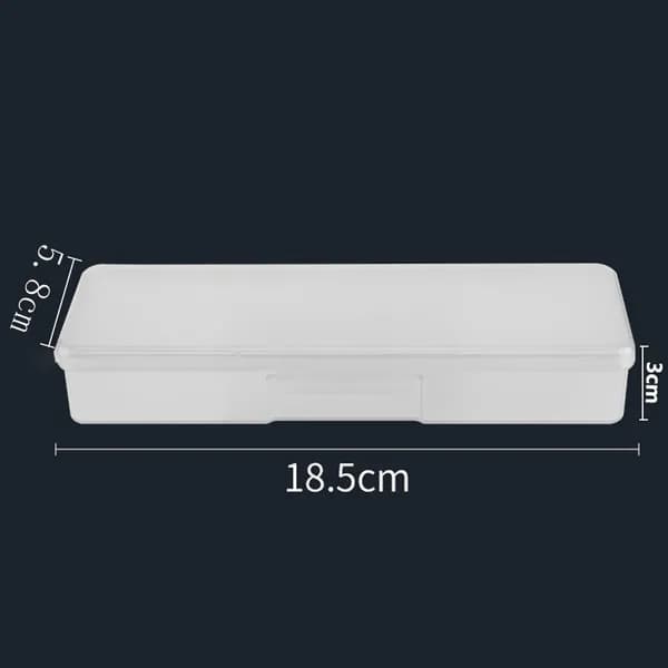 Кофр для хранения вещей 18.5x5.8x3 см 1 шт с крышкой белый