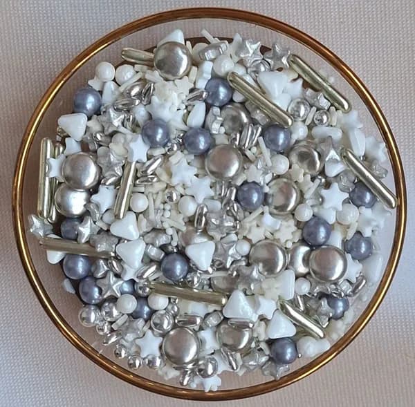 Кондитерская посыпка Серебряный Бум, 50 г