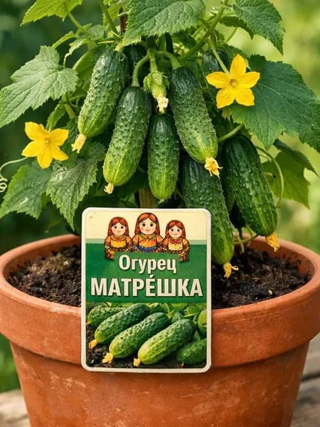 Огурец Матрешка, семена, 10 шт