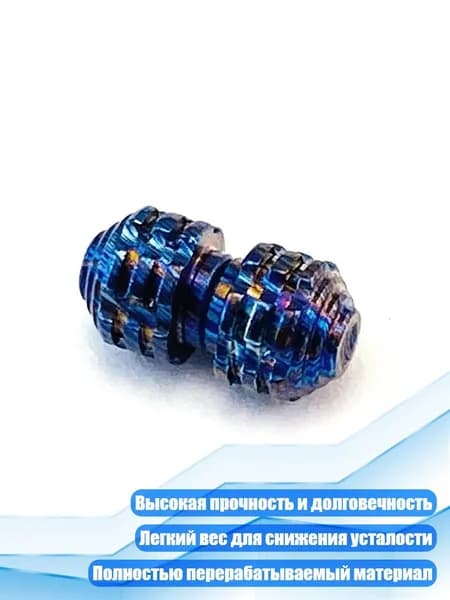 Ножи из дамасской стали с титановыми вставками, аксессуары с отверстием 4 мм, 1 упаковка
