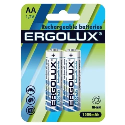 Аккумулятор, NHAA1500BL2, AA, 2 шт
