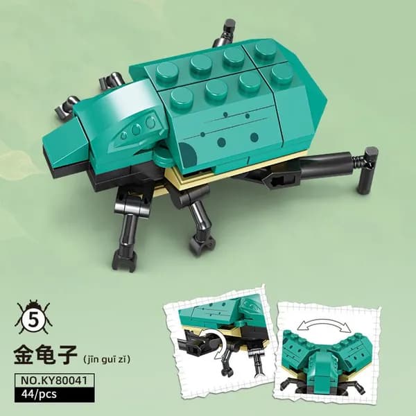 Конструктор Насекомые и морские обитатели, совместимый с Lego