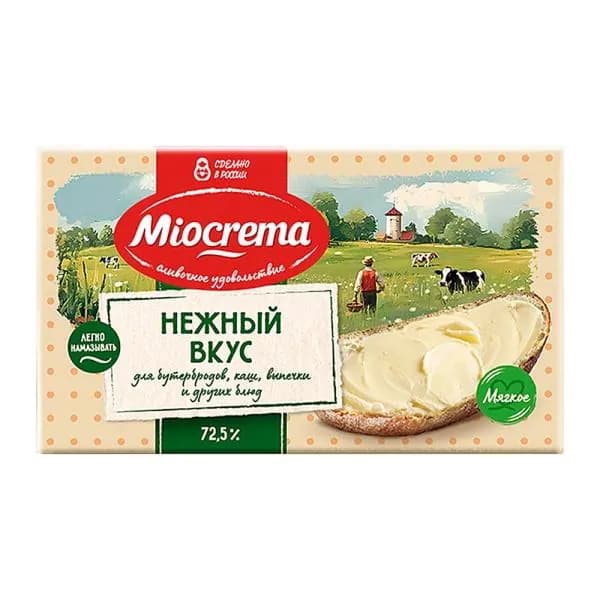 Крем на растительных маслах Miocrema 72.5% 180г