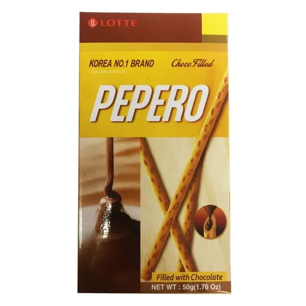 Lotte Палочки бисквитные Пеперо Чоко Филд с шоколадом, 50 г