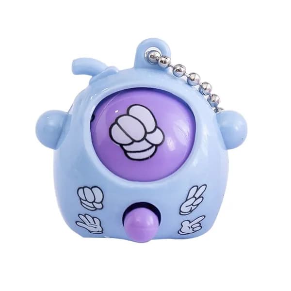 Новая и особенная креативная игрушка gacha из камня, бумаги ножниц (случайный цвет)