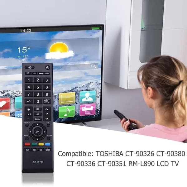 Универсальный пульт дистанционного управления для телевизоров Toshiba CT-90326 CT-90380 CT-90336 CT-90351 RM-L890
