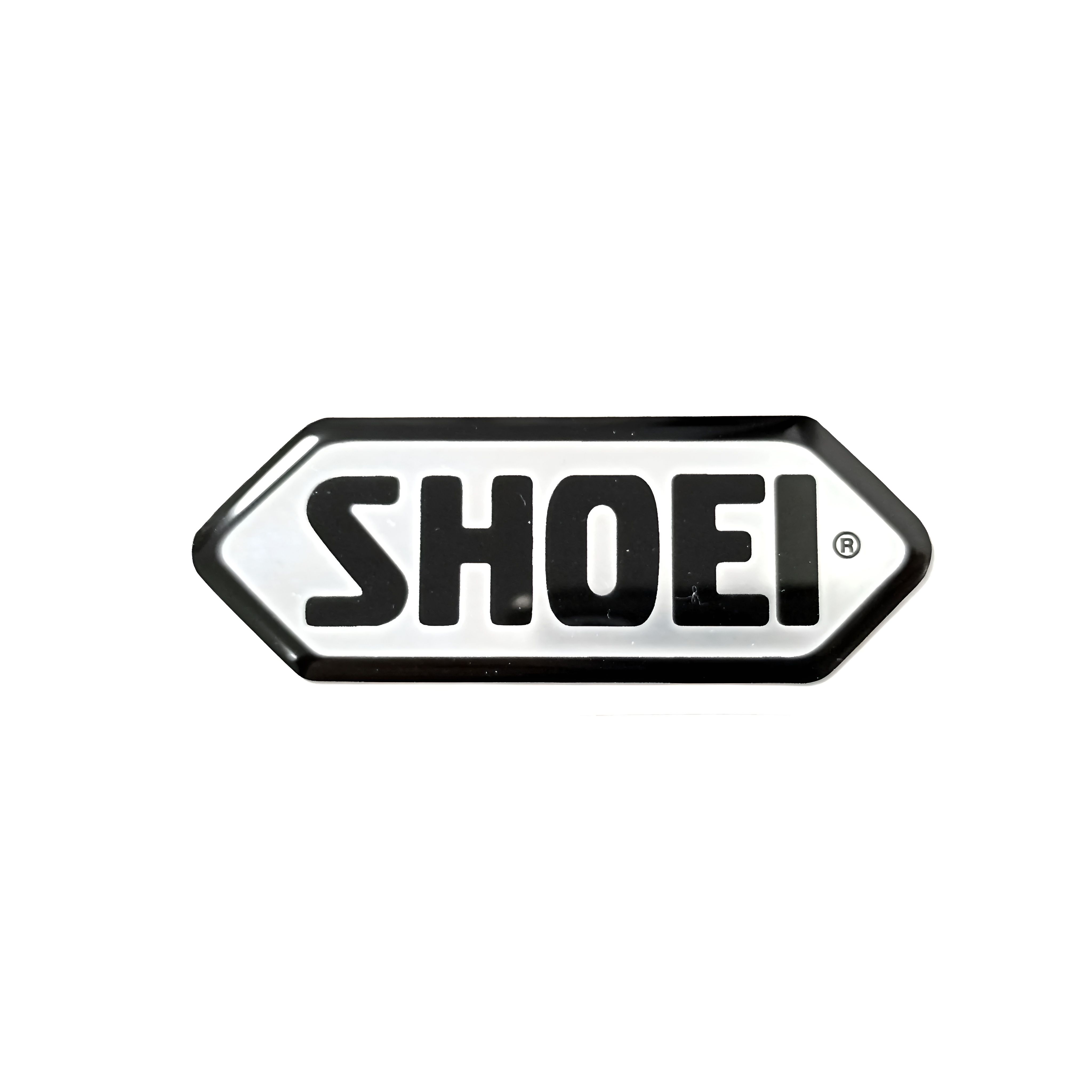 SHOEI наклейка для мотошлема, размер 70,6 x 25,4 мм.