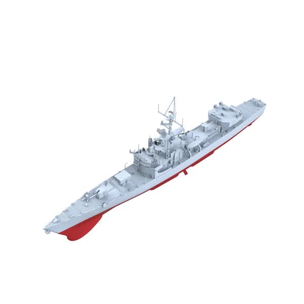 Военная модель, масштаб 1:700 американский фрегат типа Гарсия (полный корпус)