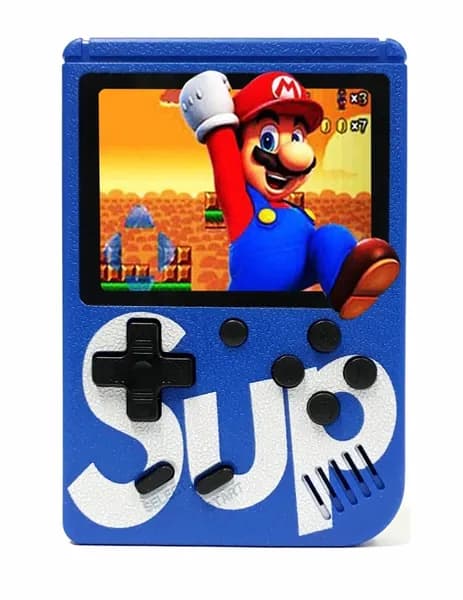Портативная приставка GameBox SUP 400 in 1 синий цвет