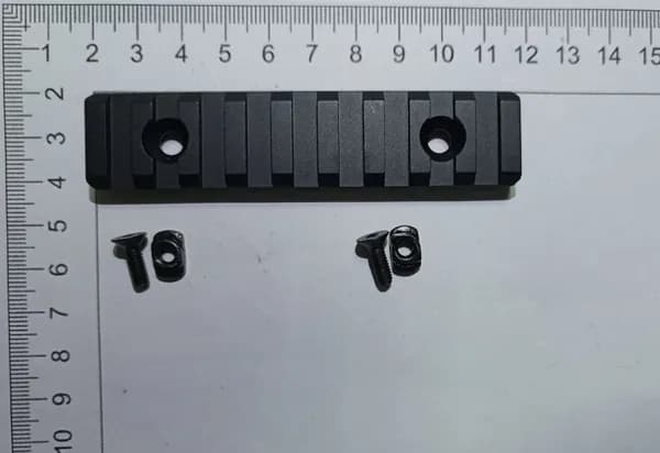 Планка пикатини MLOCK алюминий 9,5см