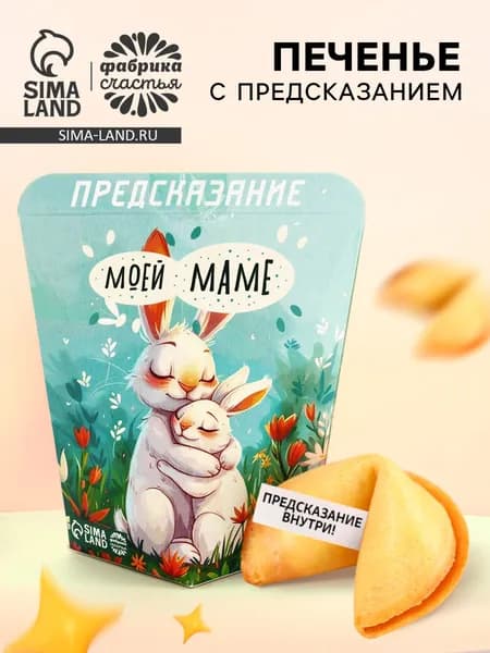 Печенье с предсказанием Моей маме , 6 г