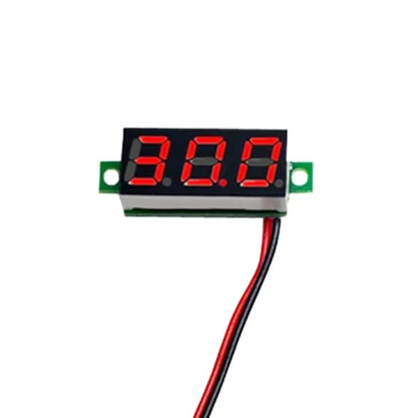 0,28-дюймовый светодиодный цифровой вольтметр Minimun DC2.5-40V с обратным подключением для защиты