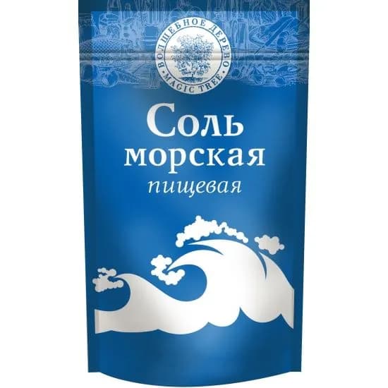 Волшебное дерево Морская соль в дойпаках, 250 г