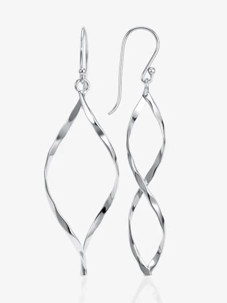 Серьги женские серебро 925 подвесные