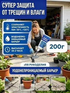 Клей строительный 200 мл 0.2 кг, 1 шт.