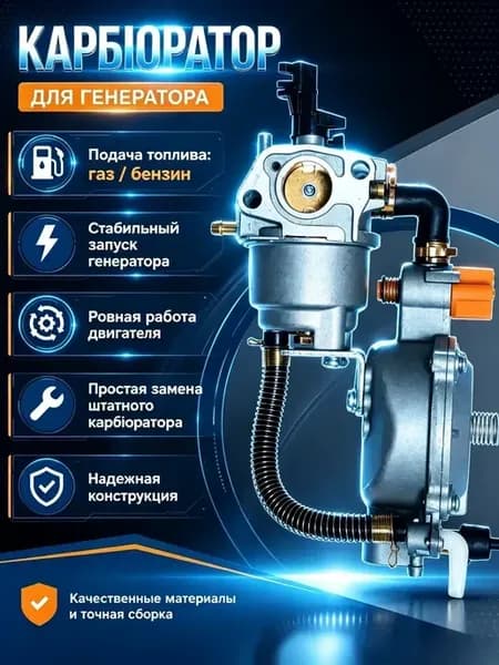 карбюратор газ бензин на генератор