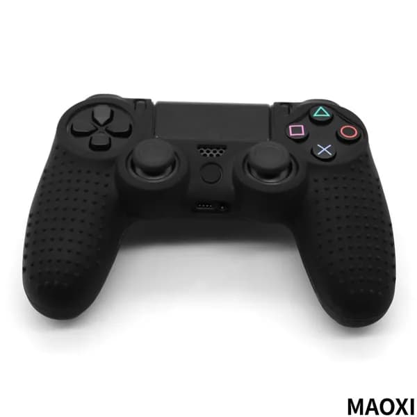 Силиконовый противоскользящий чехол для геймпада PS4, чёрный