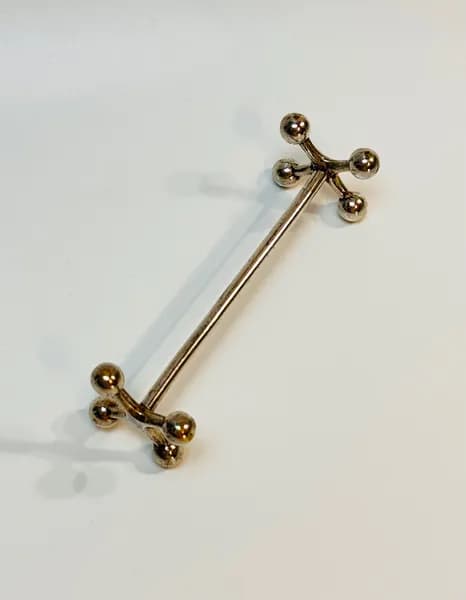 Подставка под приборы Порт-куто (porte-couteau), металлический сплав. Винтаж, Европа