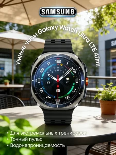 Часы наручные Galaxy Watch Ultra черный спорт
