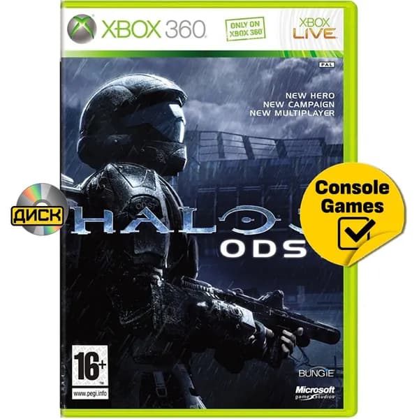 Игра Xbox 360 Halo 3 ODST (английская версия) (XBox 360, Английская версия)