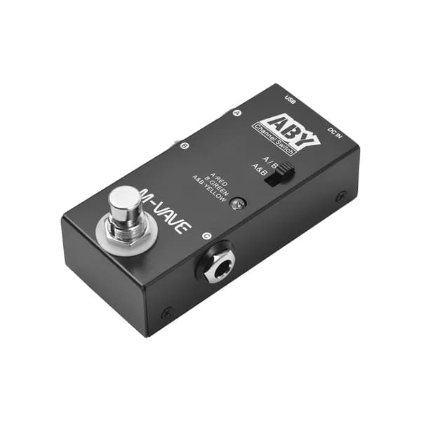 M-VAVE ABY Line Selector Переключатель AB Мини-педаль гитарных эффектов True Bypass Bass Box - Channel