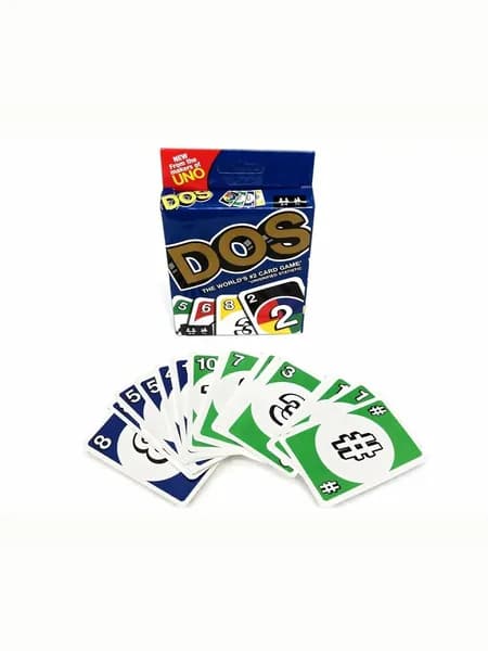 Настольная игра для всей семьи DOS 108 карт, карточная игра Уно