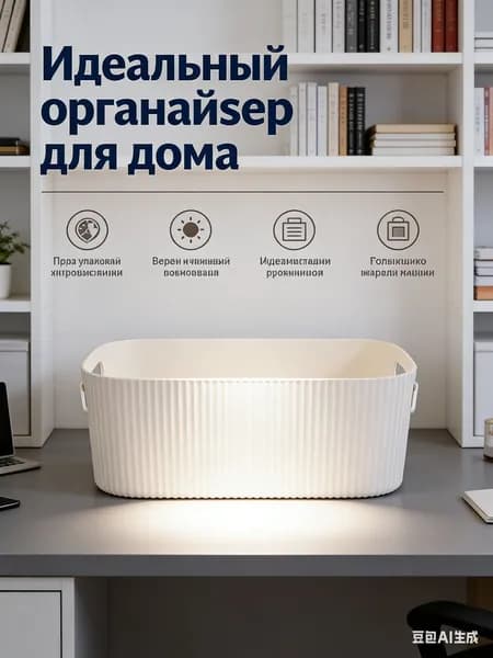 GEALFIS Ящик для хранения длина 25 см, ширина 16.5 см, высота 10 см.