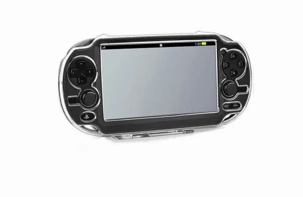 Противоударный чехол-корпус-бокс MyPads для портативной игровой приставки PSV - 2000 Vita прозрачный