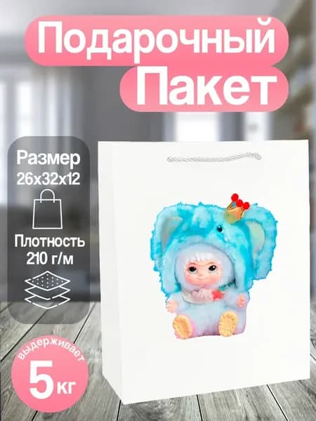 Подарочный пакет Wakuku вакуку Лабубу