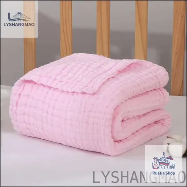 Плед двусторонний , Хлопок, Муслин, 110 см х 110 см