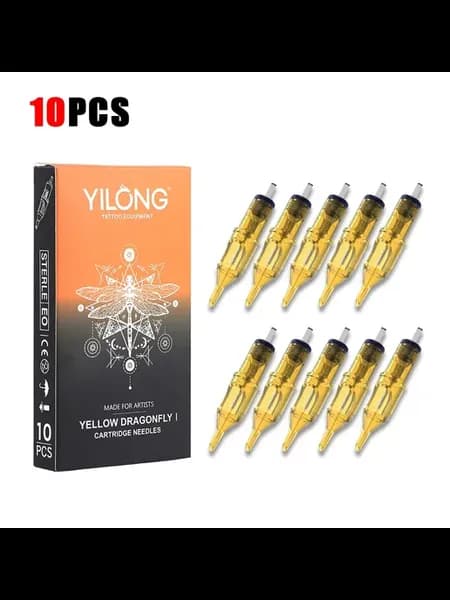 YILONG 10 шт. иглы для тату-картриджей профессиональная инди